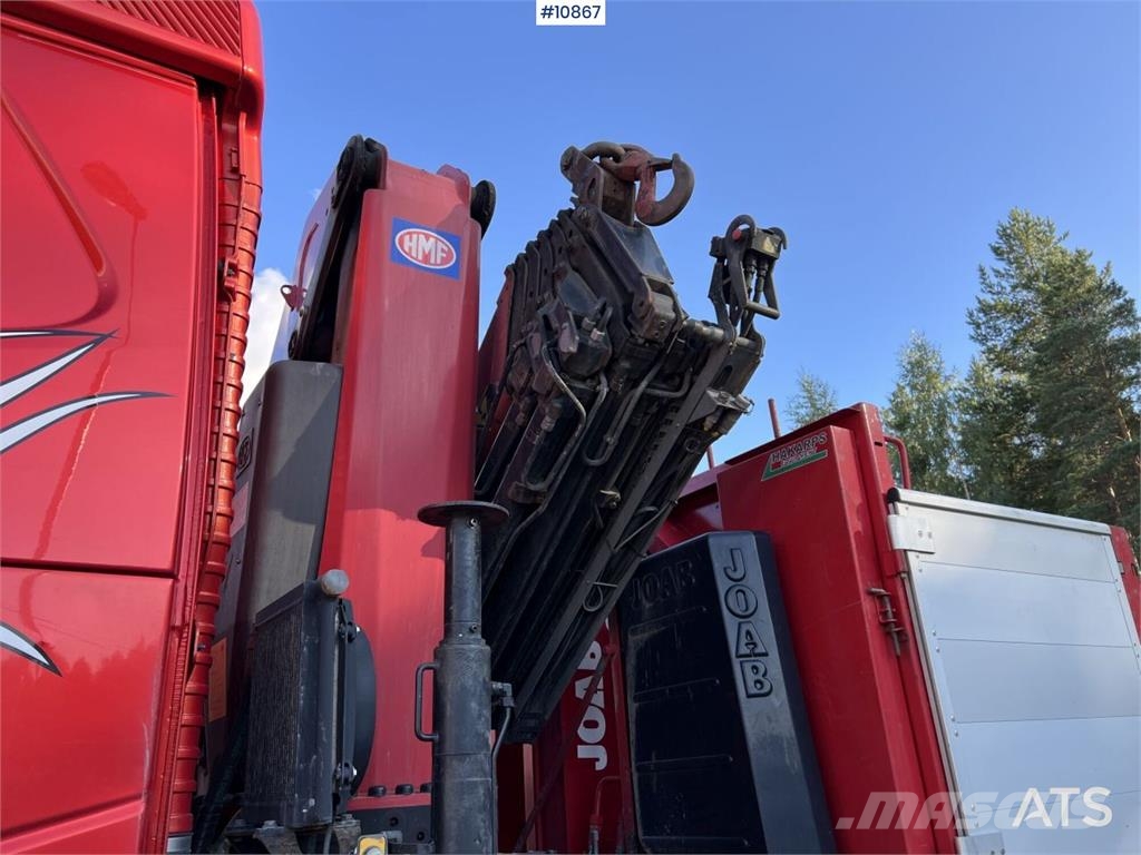 Volvo FH Crane Truck 32-metric-ton crane with jib, dolly Kranbilar