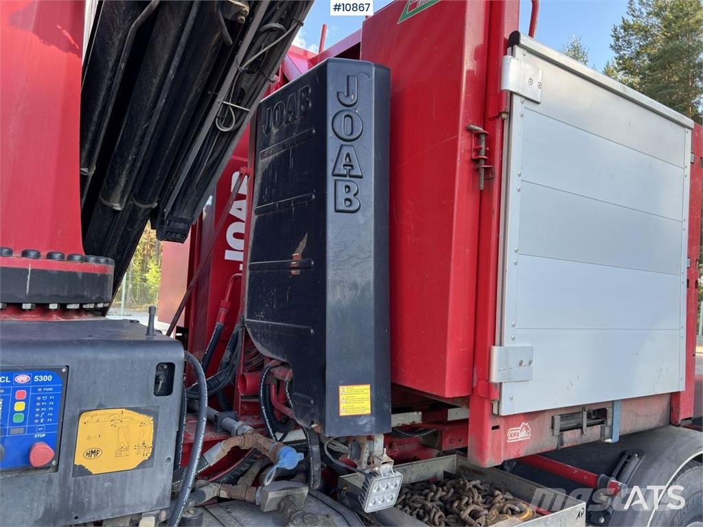Volvo FH Crane Truck 32-metric-ton crane with jib, dolly Kranbilar