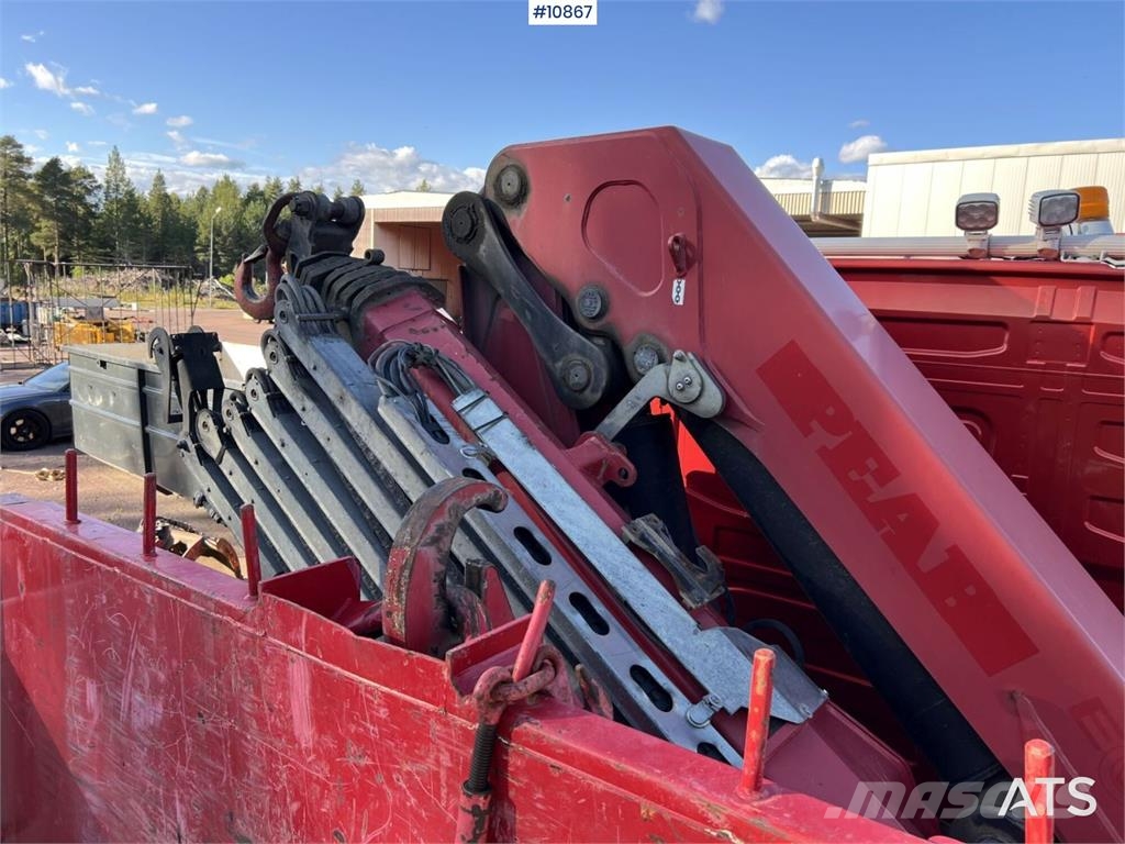Volvo FH Crane Truck 32-metric-ton crane with jib, dolly Kranbilar
