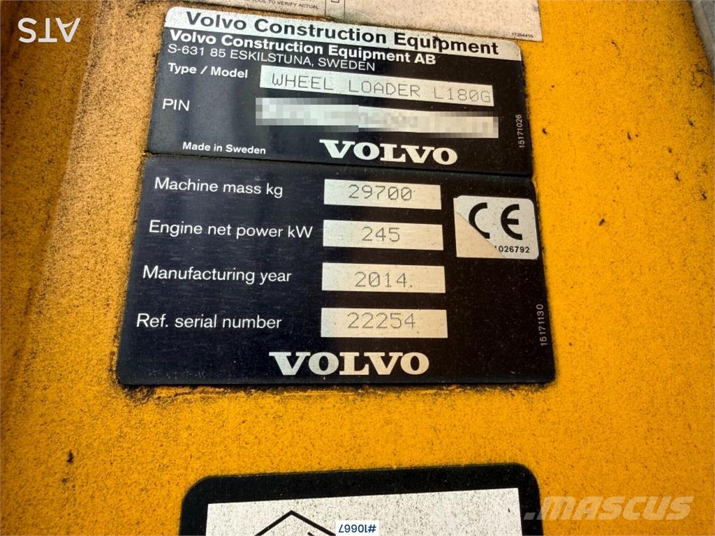 Volvo L180 G Wheel Loader Wheel loaders