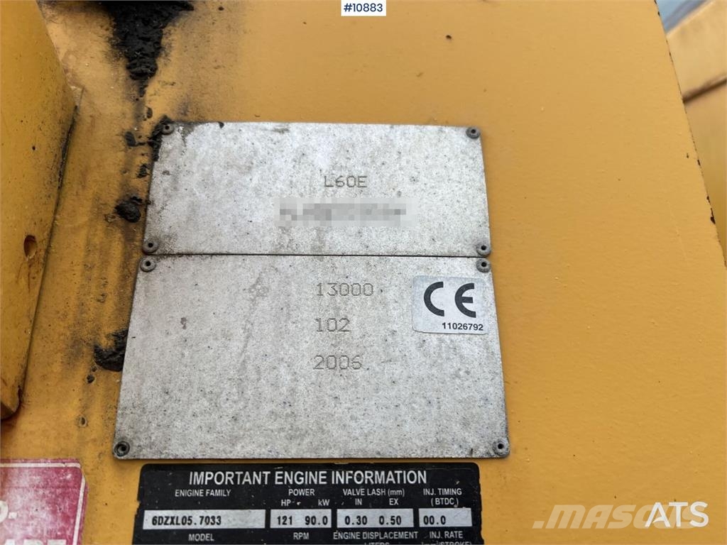 Volvo L60 E Wheel Loader Wheel loaders
