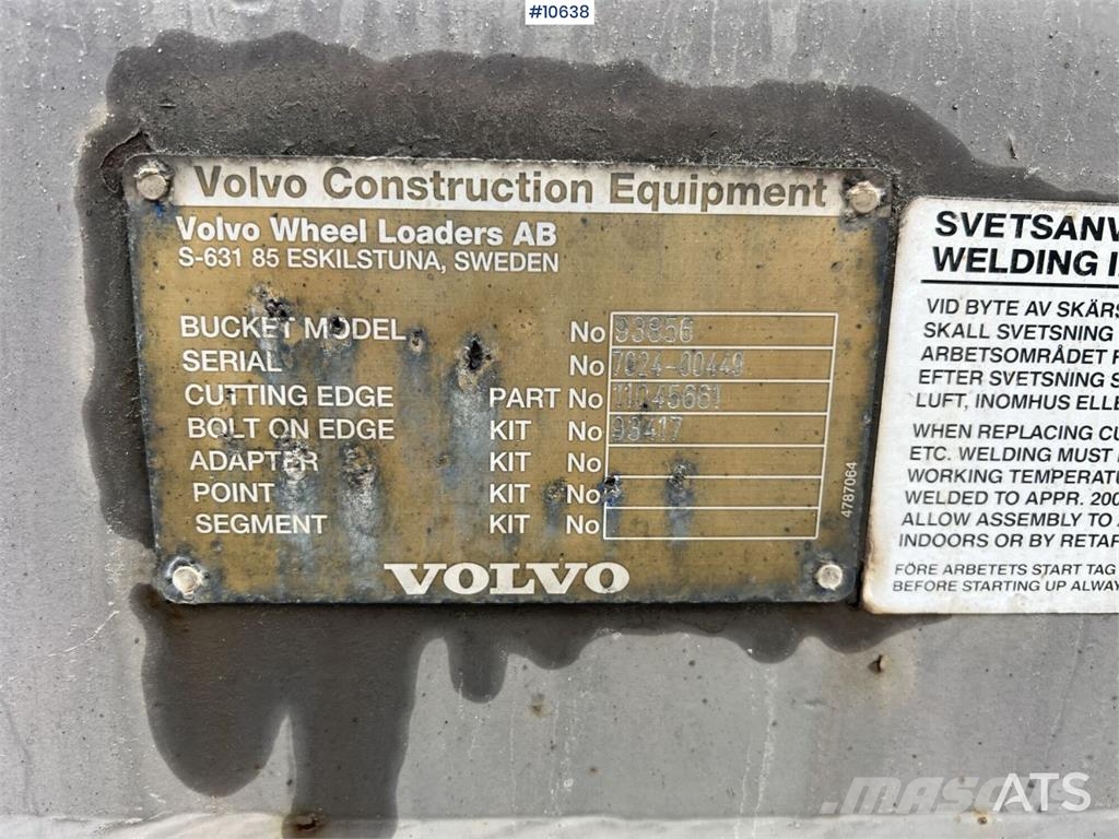 Volvo Loader Bucket with Large BM دلاء