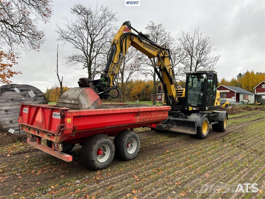 Yanmar B110W Wheeled excavators
