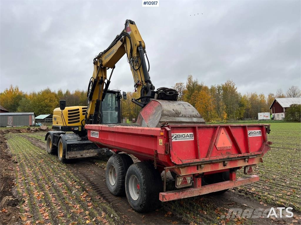Yanmar B110W Wheeled excavators