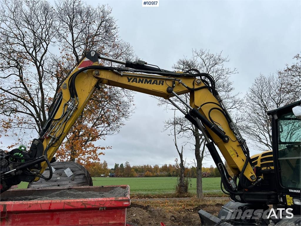 Yanmar B110W Wheeled excavators