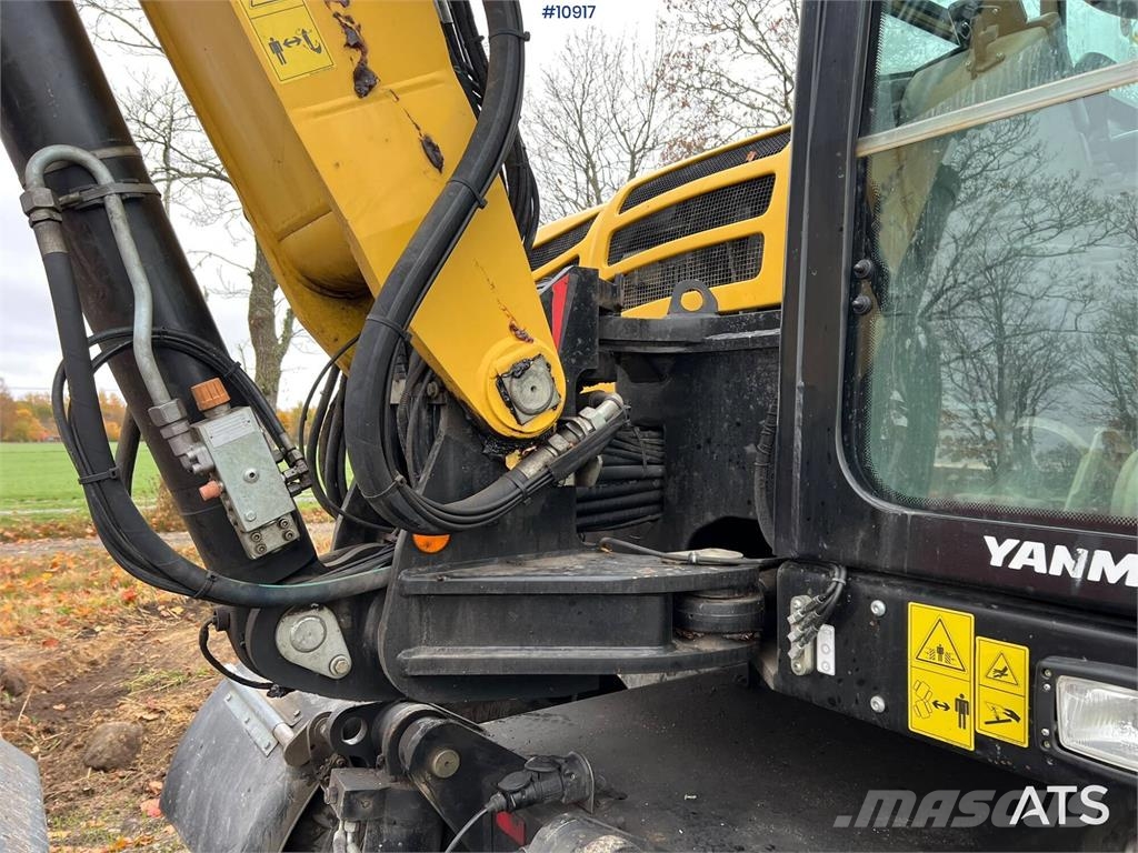 Yanmar B110W Wheeled excavators