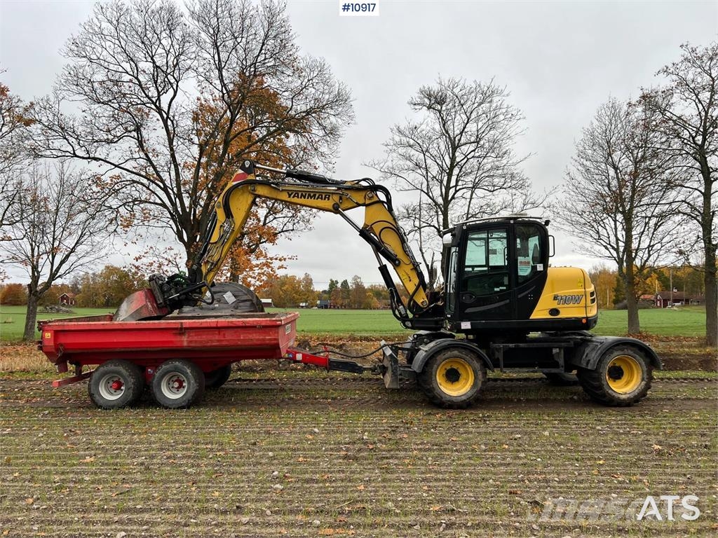 Yanmar B110W Wheeled excavators