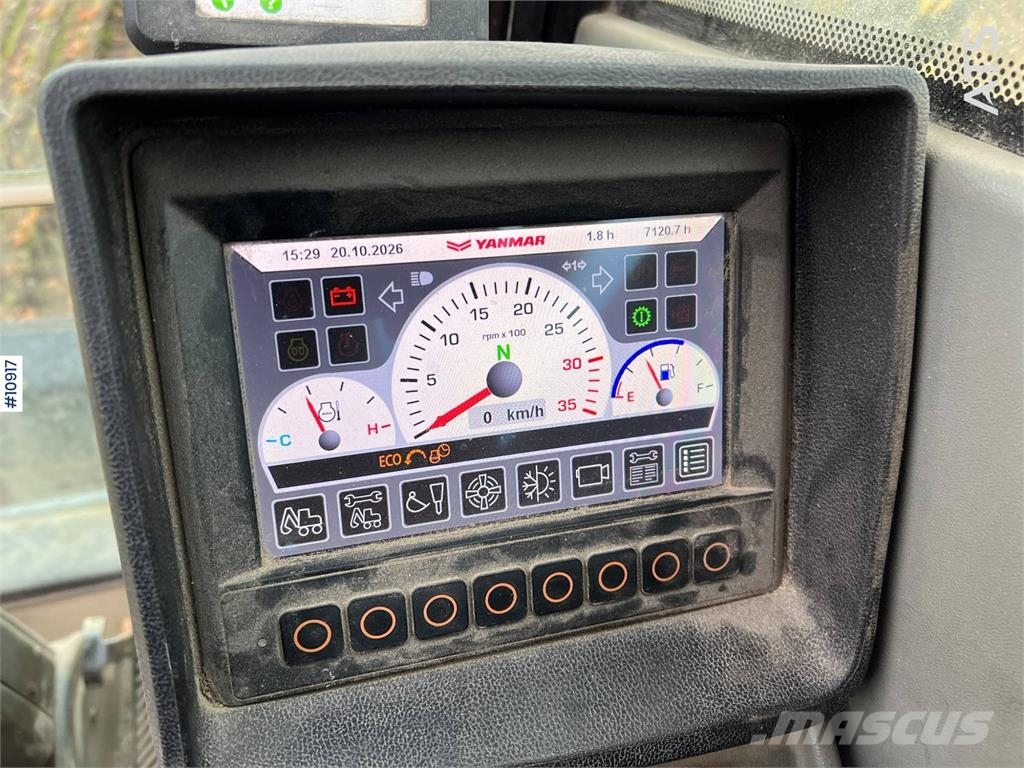 Yanmar B110W Wheeled excavators