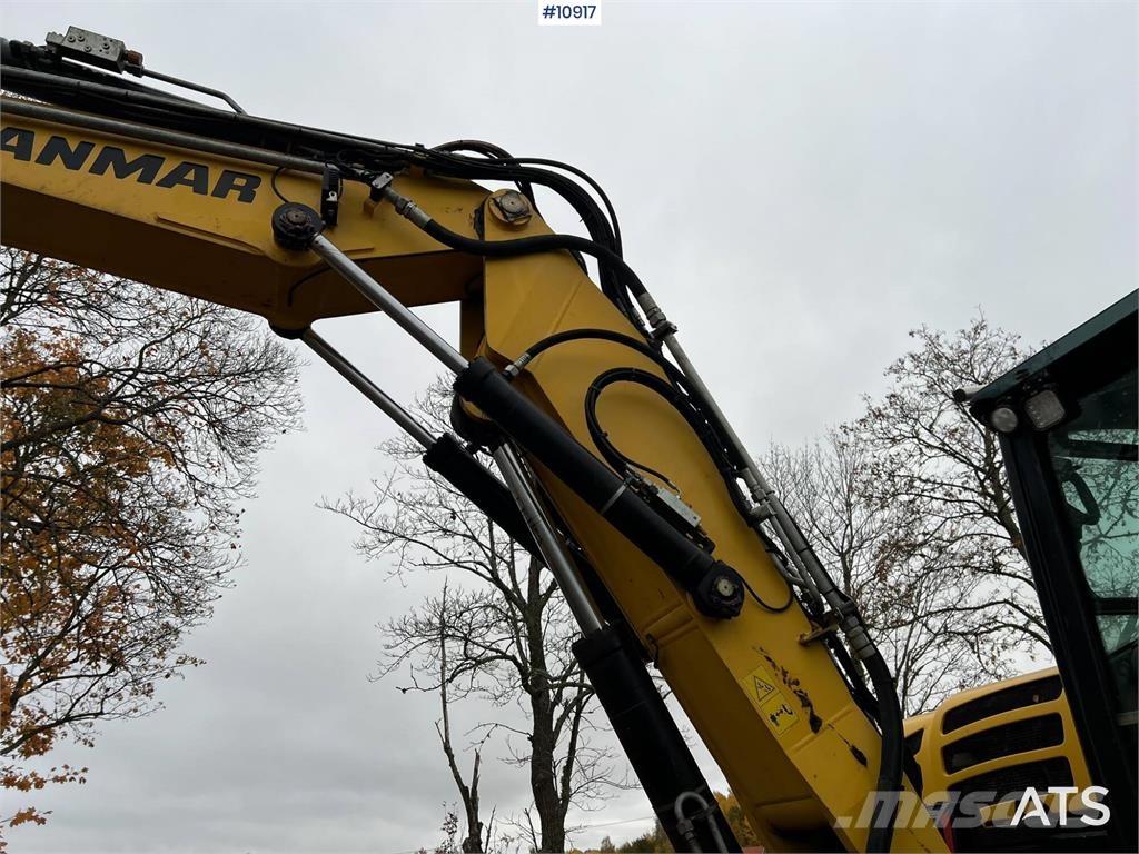 Yanmar B110W Wheeled excavators