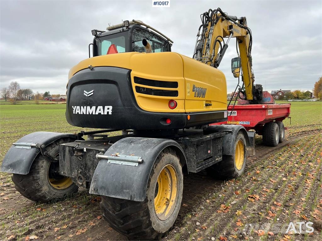 Yanmar B110W Wheeled excavators