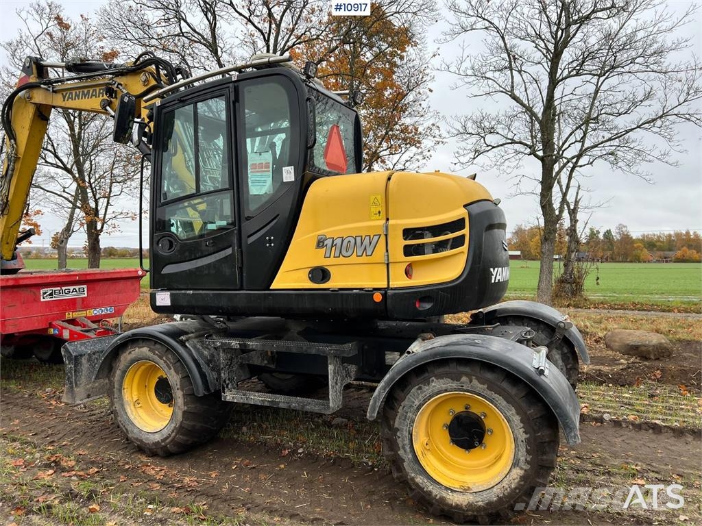 Yanmar B110W Wheeled excavators