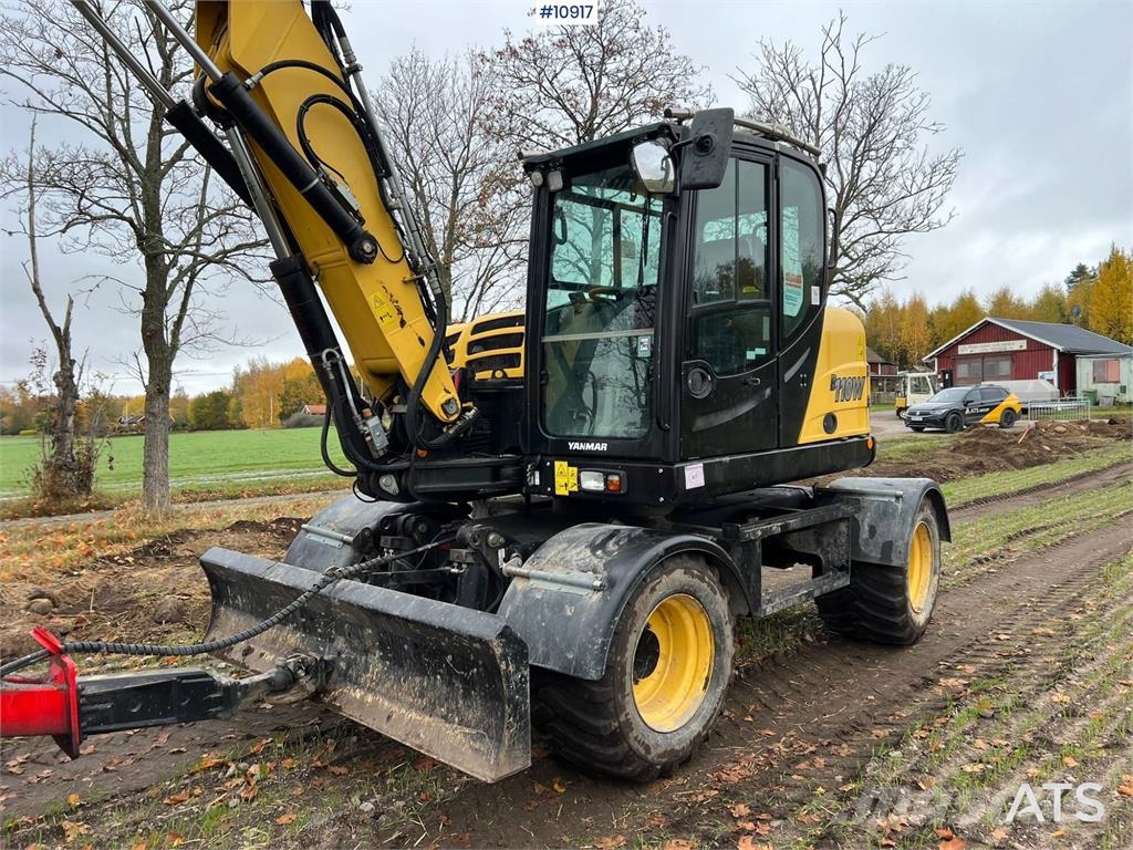 Yanmar B110W Wheeled excavators