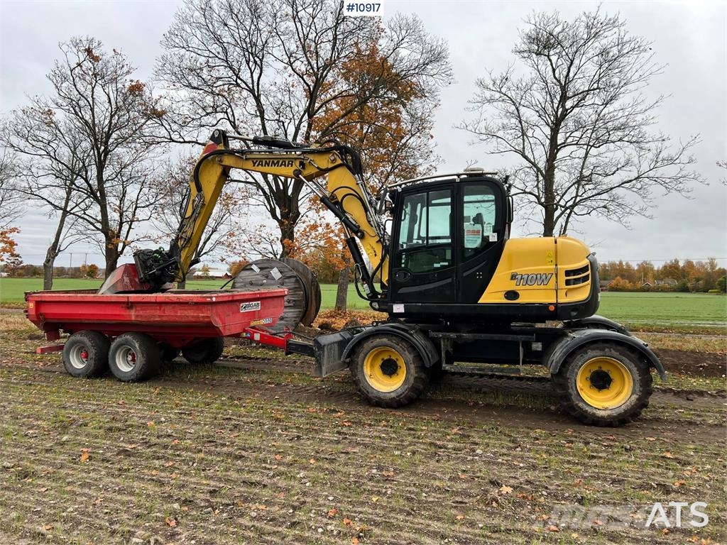 Yanmar B110W Wheeled excavators