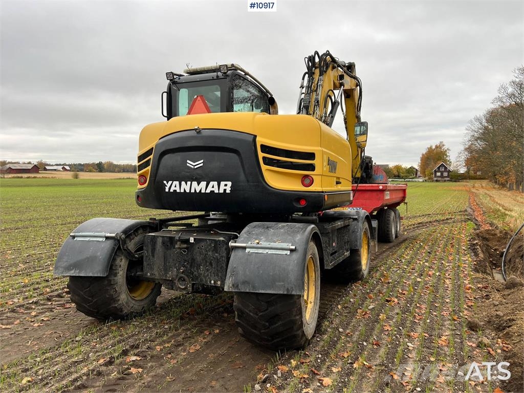 Yanmar B110W Wheeled excavators
