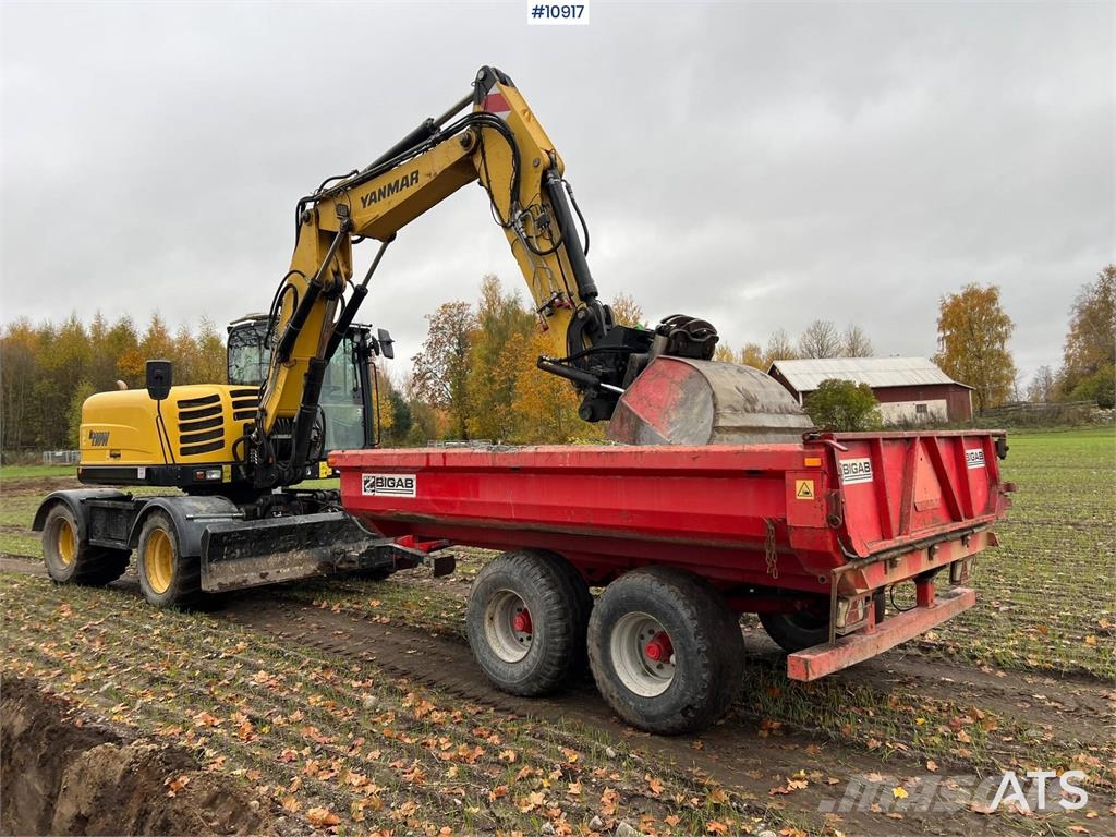 Yanmar B110W Wheeled excavators