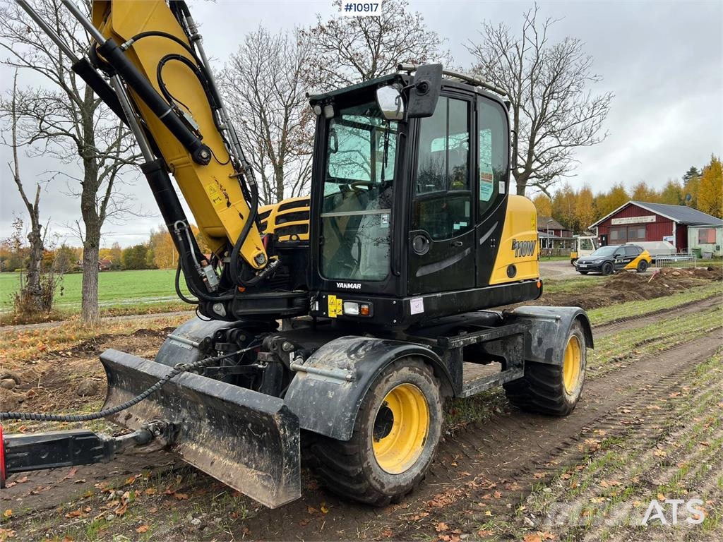 Yanmar B110W Wheeled excavators