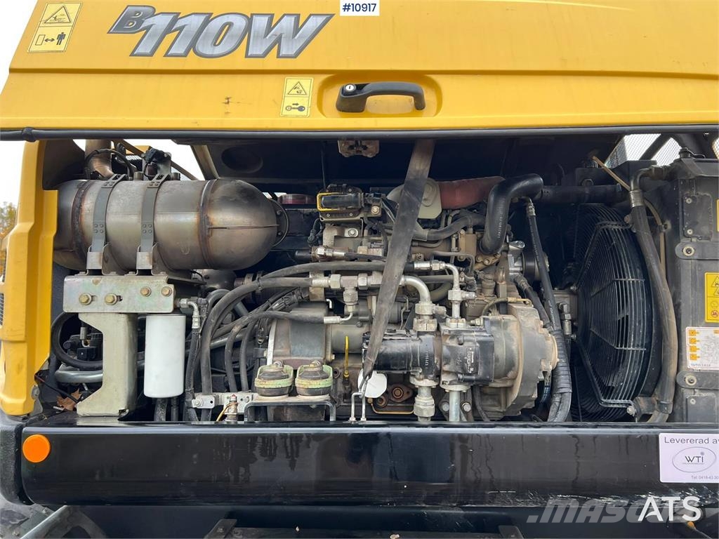 Yanmar B110W Wheeled excavators