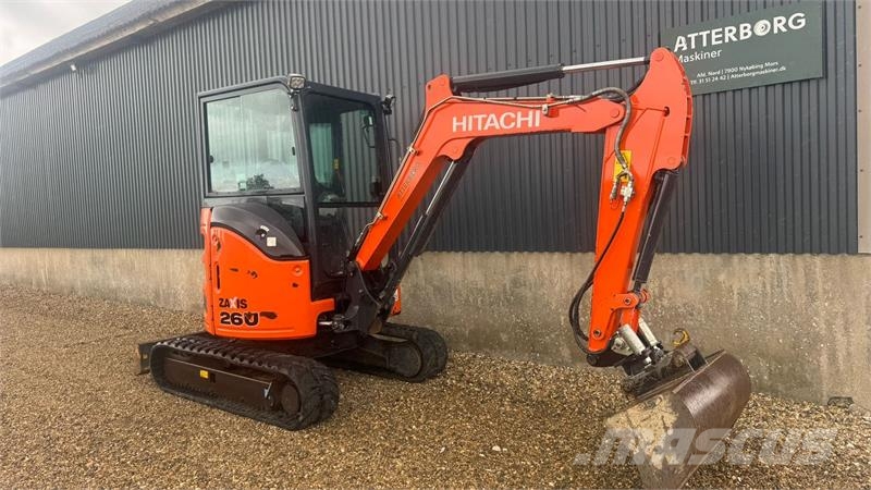 Hitachi ZX26U-5 Hitachi ZX26U-5 Mini kotrók < 7t