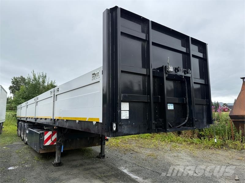 2024 - Ludmann 3-akslet plattformsemitrailer m/kar Muut perävaunut