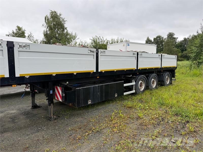 2024 - Ludmann 3-akslet plattformsemitrailer m/kar Muut perävaunut