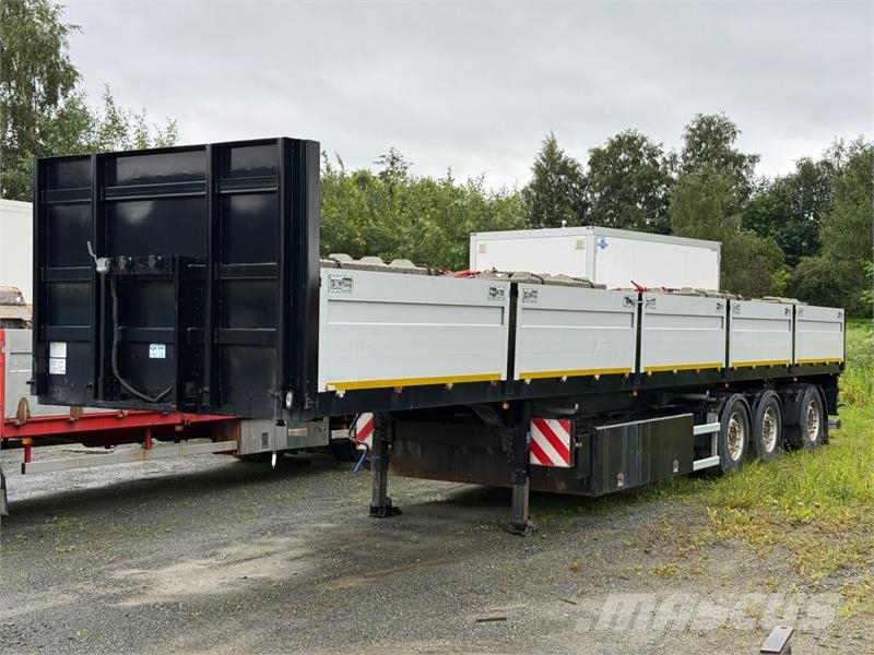 2024 - Ludmann 3-akslet plattformsemitrailer m/kar Muut perävaunut