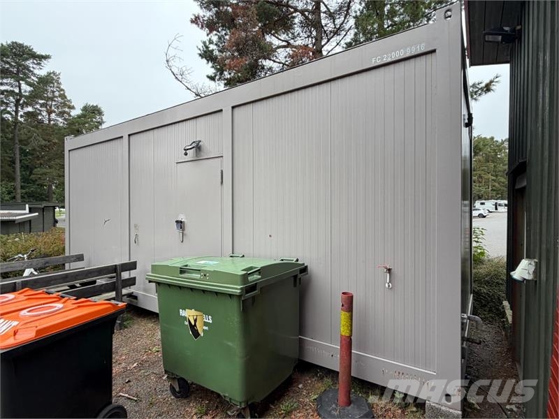 Algeco brakkemodul - garderobe med 6 skap - to WC- Andre komponenter
