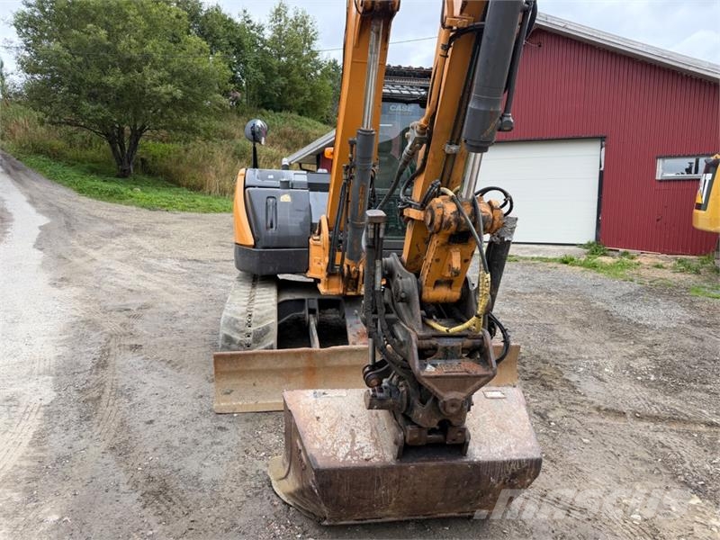 CASE CX80 C Beltegraver, 4072 t, Steelwrist X12, skjær  Beltegraver