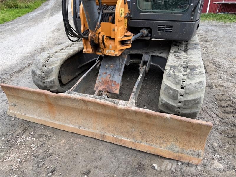 CASE CX80 C Beltegraver, 4072 t, Steelwrist X12, skjær  Beltegraver