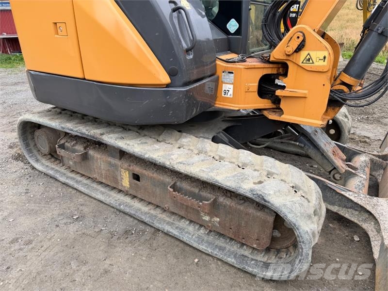 CASE CX80 C Beltegraver, 4072 t, Steelwrist X12, skjær  Beltegraver