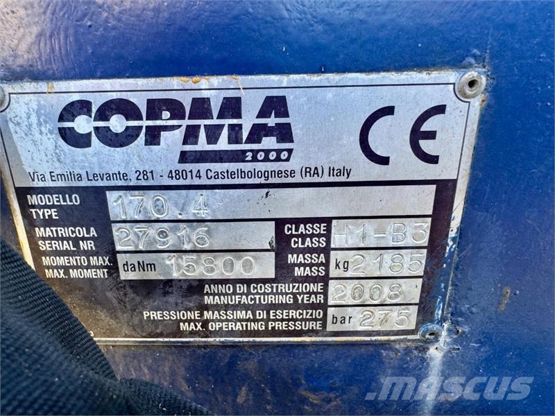 Copma 170.4 Kran - Vinsj & Fjernkontroll Інші крани