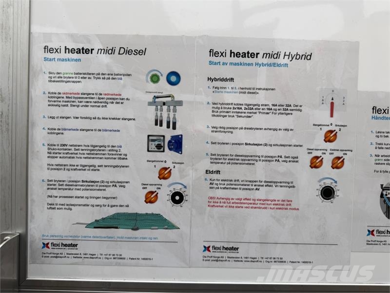 FLEXIHEATER MIDI 400 VOGN HYBRID, teletiner Other