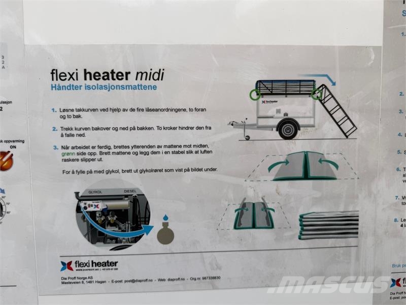 FLEXIHEATER MIDI 400 VOGN HYBRID, teletiner Other