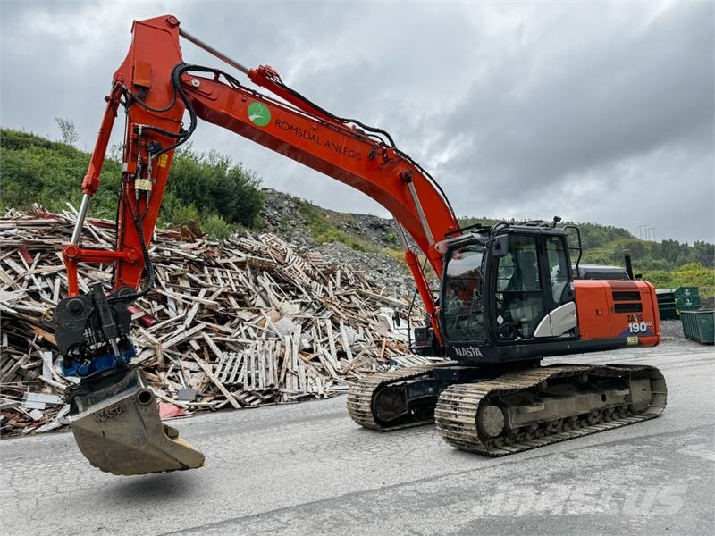 Hitachi ZX190LC-6 med 700 mm belter - 4279 timer - Leica G Excavadoras sobre orugas