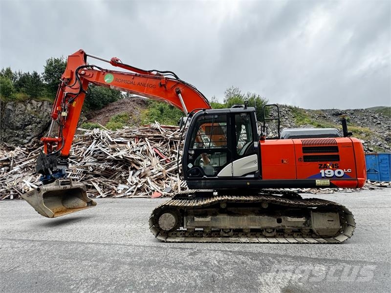 Hitachi ZX190LC-6 med 700 mm belter - 4279 timer - Leica G Excavadoras sobre orugas