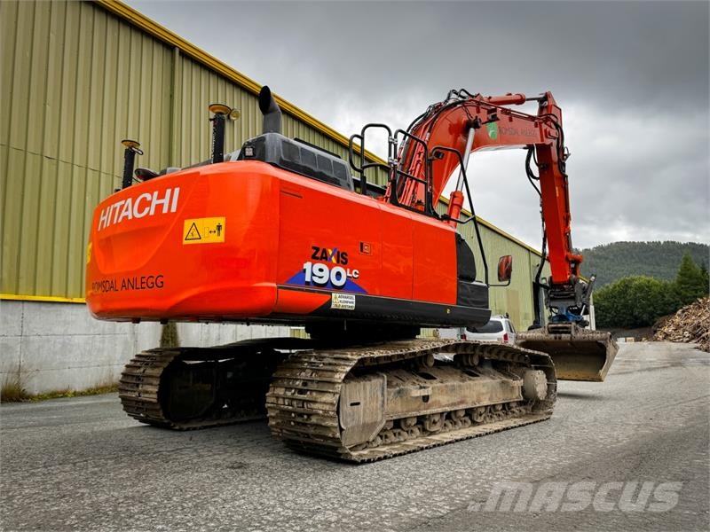 Hitachi ZX190LC-6 med 700 mm belter - 4279 timer - Leica G Excavadoras sobre orugas