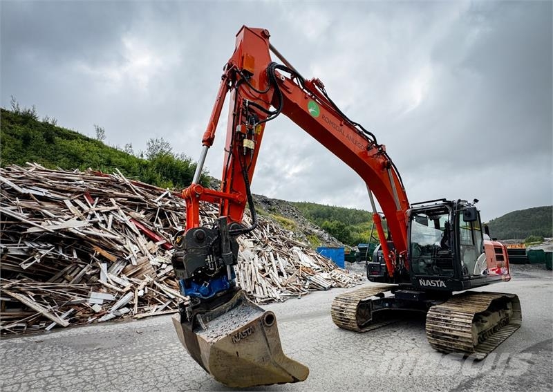 Hitachi ZX190LC-6 med 700 mm belter - 4279 timer - Leica G Excavadoras sobre orugas