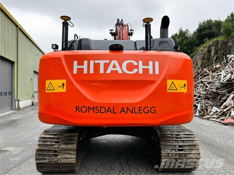 Hitachi ZX190LC-6 med 700 mm belter - 4279 timer - Leica G Excavadoras sobre orugas