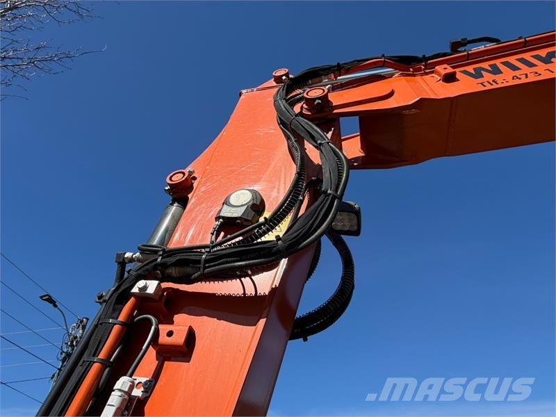 Hitachi ZX85US-6 beltegraver - Engcon tiltrotator med EC-O Escavadeiras de esteiras