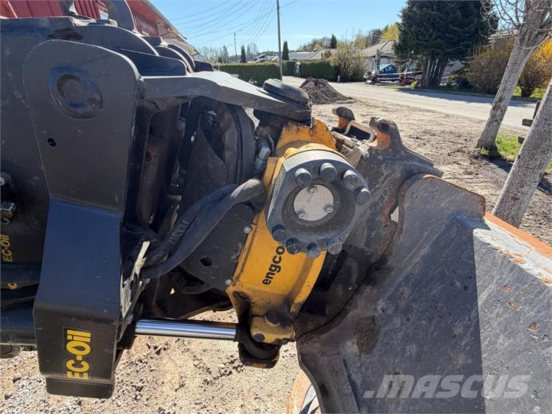 Hitachi ZX85US-6 beltegraver - Engcon tiltrotator med EC-O Escavadeiras de esteiras