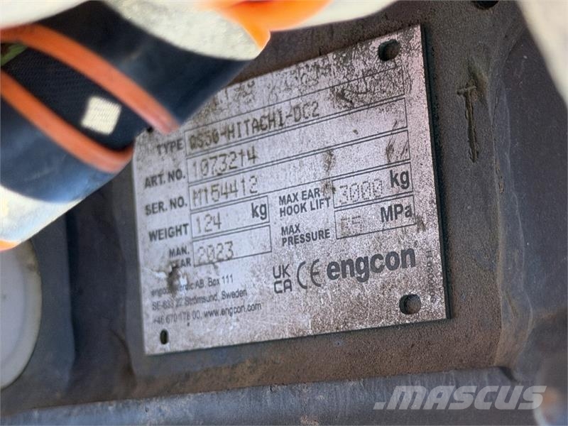 Hitachi ZX85US-6 beltegraver - Engcon tiltrotator med EC-O Escavadeiras de esteiras