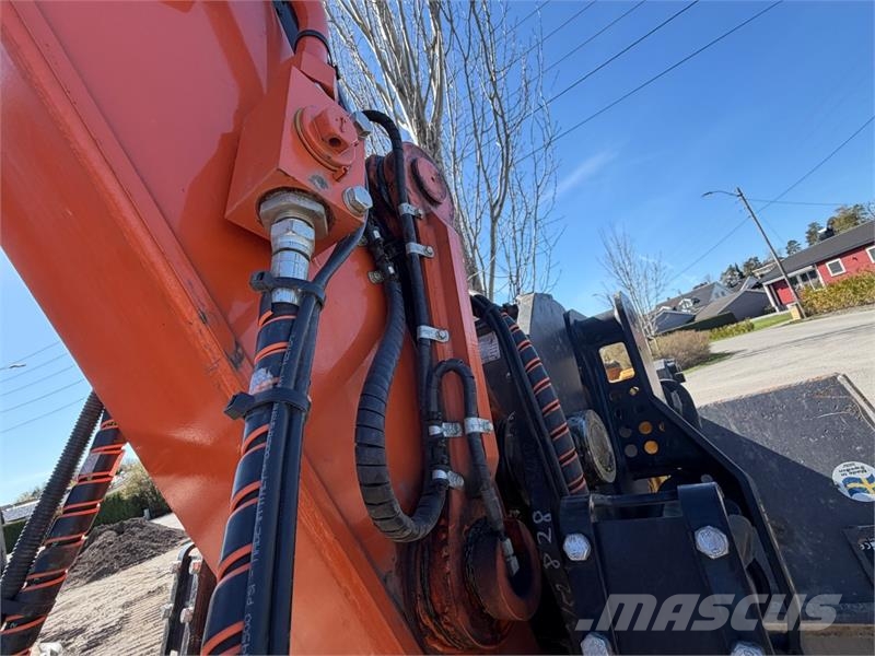 Hitachi ZX85US-6 beltegraver - Engcon tiltrotator med EC-O Escavadeiras de esteiras