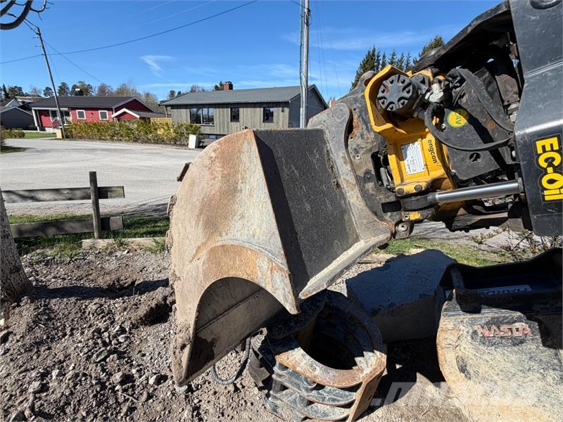 Hitachi ZX85US-6 beltegraver - Engcon tiltrotator med EC-O Escavadeiras de esteiras