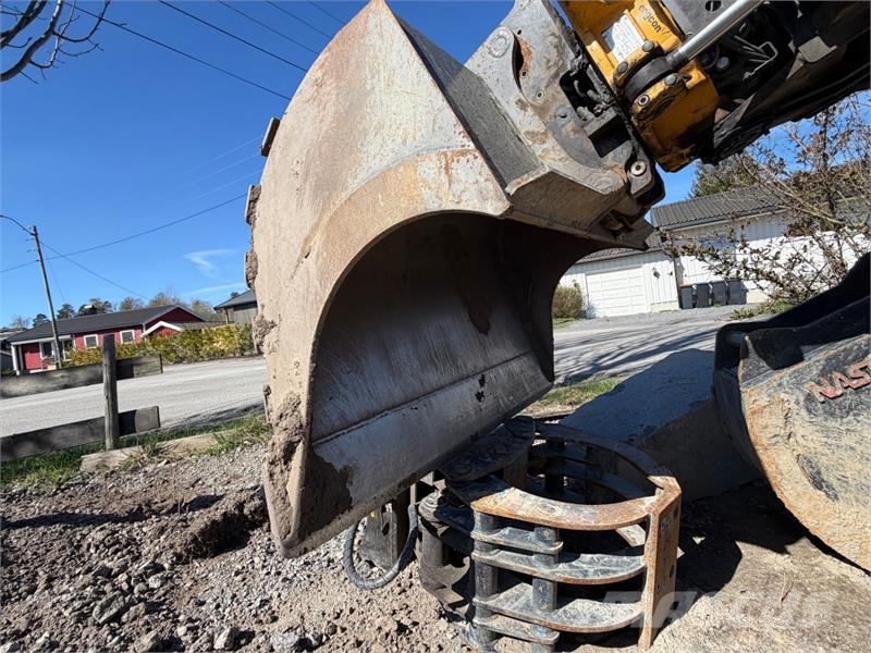 Hitachi ZX85US-6 beltegraver - Engcon tiltrotator med EC-O Escavadeiras de esteiras