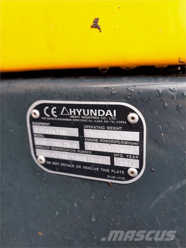 Hyundai 145LCR-9 Pásové rýpadlá