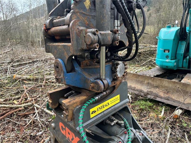 Kobelco SK75SR Gravemaskin Rotortilt, tømmerklype og pusse Rupsgraafmachines