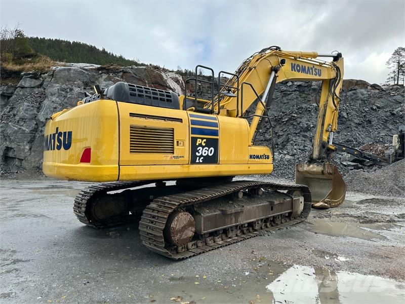 Komatsu PC 360 LC-10 gravemaskin med G90 feste حفارات زحافة
