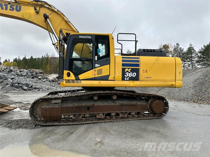 Komatsu PC 360 LC-10 gravemaskin med G90 feste حفارات زحافة