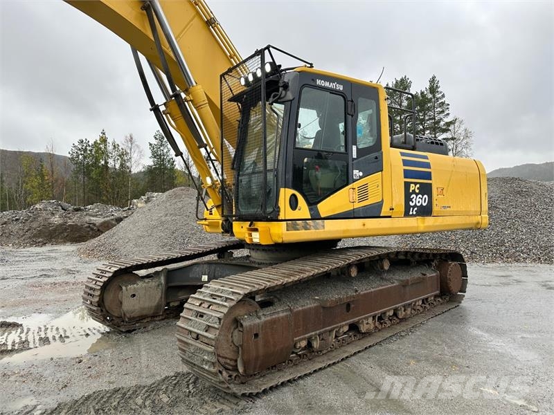 Komatsu PC 360 LC-10 gravemaskin med G90 feste حفارات زحافة