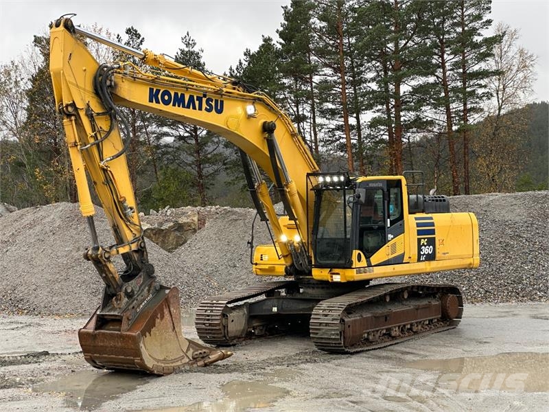 Komatsu PC 360 LC-10 gravemaskin med G90 feste حفارات زحافة