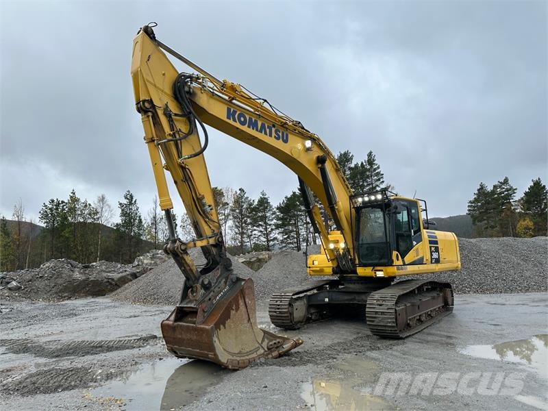 Komatsu PC 360 LC-10 gravemaskin med G90 feste حفارات زحافة